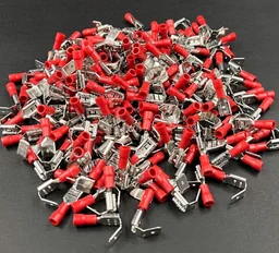 GLOBOMOTIVE Piggy Back Terminal 22-16 AWG : PVC Semi-Insulated Piggy Back Spade Quick Splice Wire Terminals/Connectors: Electrical Connections | Pack of 1 Pieces