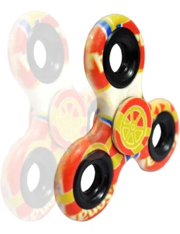 Hand Spinner Desk Toy - High Speed Smooth Finger Spin Sensory Fidget Stress Relief Game Play for Kids & Adults - Birthday Party Gift - Single Bearing -
