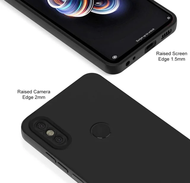 Accessories Roy Mi Redmi Note 5 Pro Back Cover Liquid Silicone TPU | Camera Protection | Shockproof Slim Back Case for Mi Redmi Note 5 Pro
