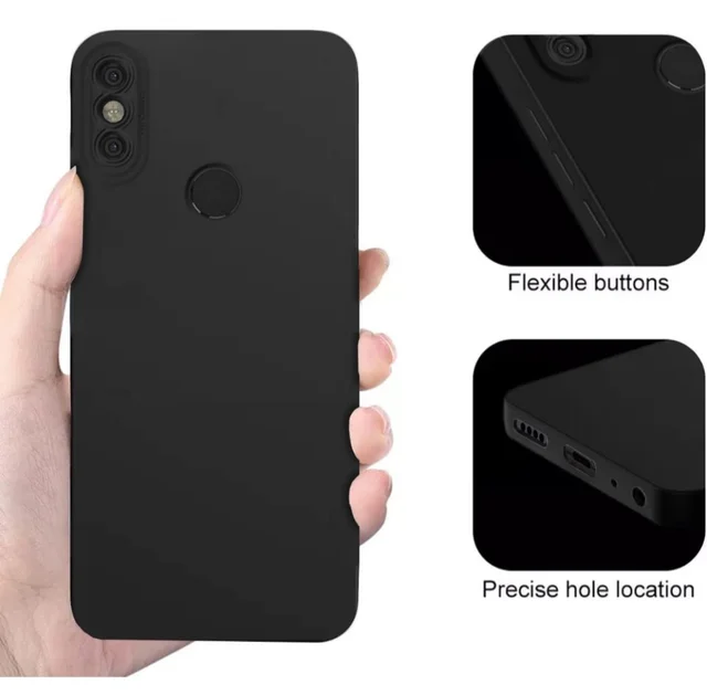 Accessories Roy Mi Redmi Note 5 Pro Back Cover Liquid Silicone TPU | Camera Protection | Shockproof Slim Back Case for Mi Redmi Note 5 Pro