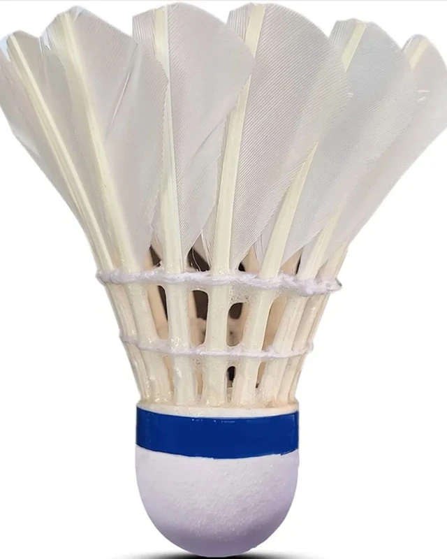 Bowler Feather Shuttlecock Natural Pack 1