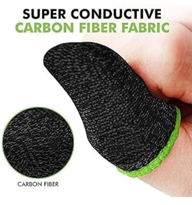 Pubg Anti-Slip Thumb Sleeve, Slip-Proof Sweat-Proof Professional Touch Screen Thumbs Finger Sleeve for Pubg Mobile Phone Game Gaming Gloves Multi Colour