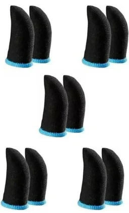 Accessories Roy Pubg Anti-Slip Thumb Sleeve, Slip-Proof Sweat-Proof Professional Touch Screen Thumbs Finger Sleeve for Pubg Mobile Phone Game Gaming Gloves Multi Colour