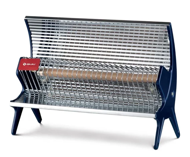 Flashy Radiant Room Heater For Home | Stainless Steel Heat Reflector | Nickel Chrome Mesh | Adjustable Thermostat | 2000 W Ceramic Heater For Winter