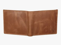 Accessories Roy Original Leather Wallet for Men I Handcrafted I Credit/Debit Card Slots I 2 Currency Compartments I 2 Secret Compartments (Tan Crunch)