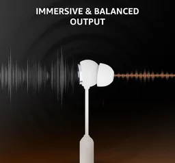 Accessories Roy Accessories Roy Wired Earphones with 3.5mm Jack/Aux | in Ear Wired Earphones | Deep Bass, Tangle-Free Cable,5-year warranty / Comfortable Fit | White