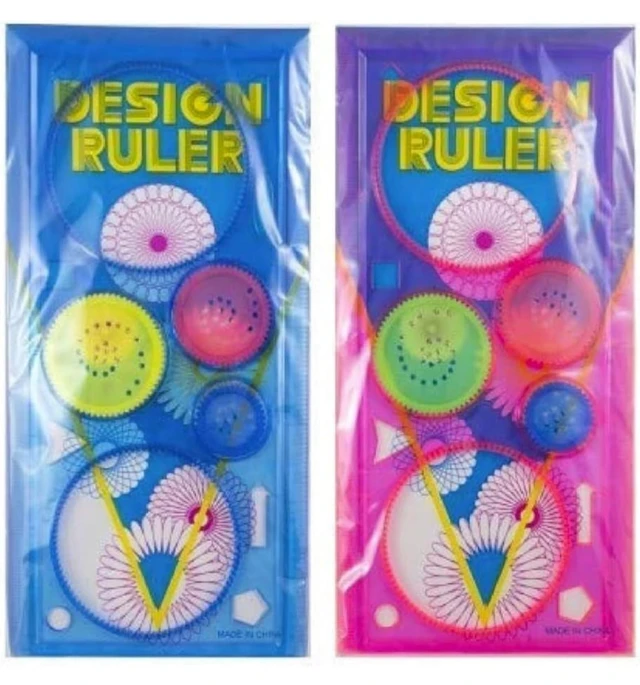Birthday Return Gifts - 1Pcs Designer Ruler Puzzle Game | Spirograph Set for Kids 8-10 Years & Adults
