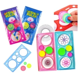 Accessories Roy Birthday Return Gifts - 1Pcs Designer Ruler Puzzle Game | Spirograph Set for Kids 8-10 Years & Adults