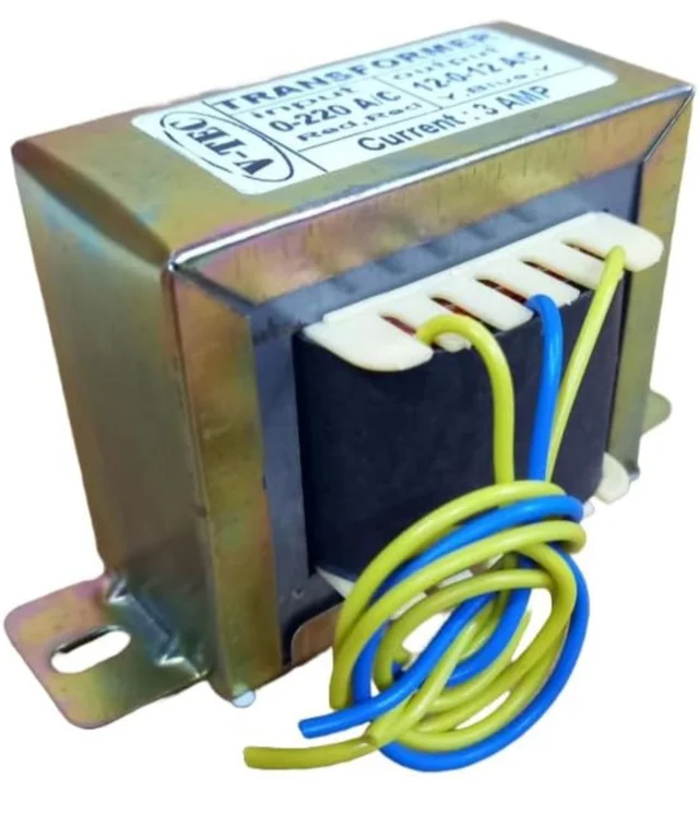 Accessories Roy 12-0-12 volt 3Amp Power Transformer input 220v AC Current Step Down Vertical Mount(3000MA)