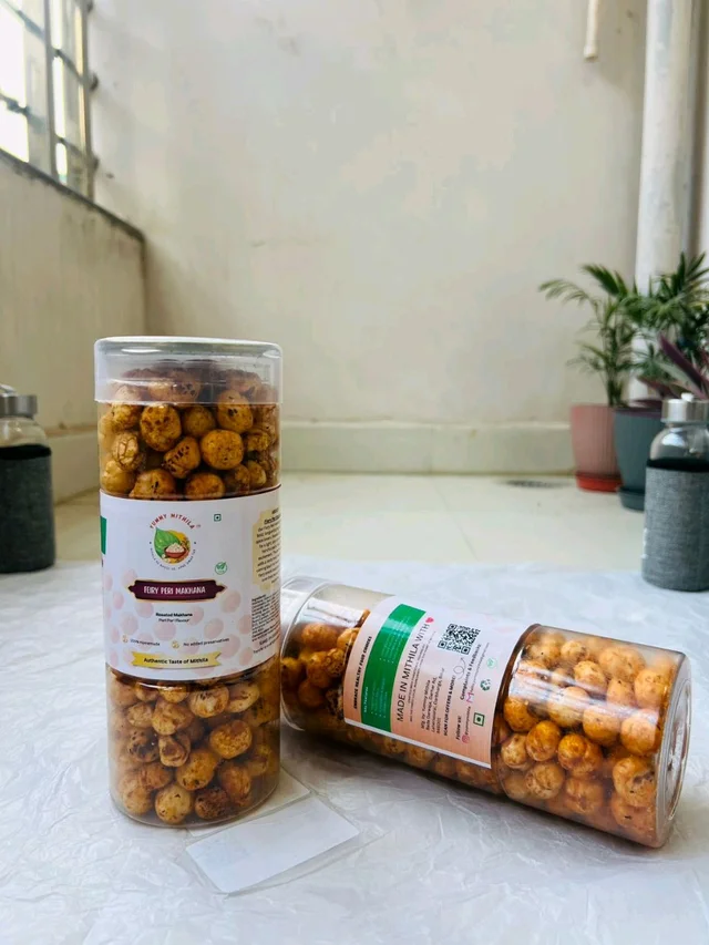 Accessories Roy Premium Roasted Makhana,Mughlai, Tandoori, Peri Peri, Cheese & Pink Salt)
