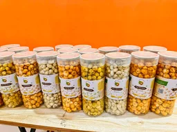 Accessories Roy Premium Roasted Makhana,Mughlai, Tandoori, Peri Peri, Cheese & Pink Salt)