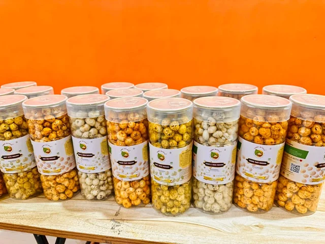 Accessories Roy Premium Roasted Makhana,Mughlai, Tandoori, Peri Peri, Cheese & Pink Salt)