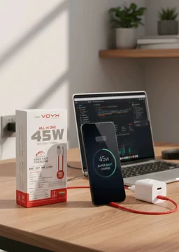 VOYX 45W All-in-One Safe & Fast Charger