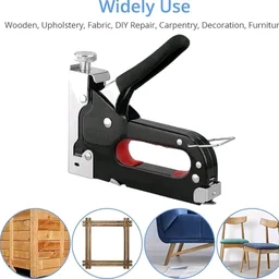 3 in 1 All Metal Body Staples Gun Heavy Duty Tacker Gun and Stapler with Adjustable Multipurpose Wood/Furniture/Seat Covers/Tent Decorations