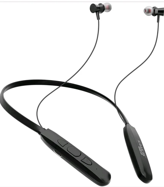 Kratos N1 Neckband Bluetooth Headphones with 30 Hours Playtime with 13mm Drivers, Rich Music Experience, Type C Fast Charging, Neckband Earphones with Voice Assistant & IPX4 Water Resistant