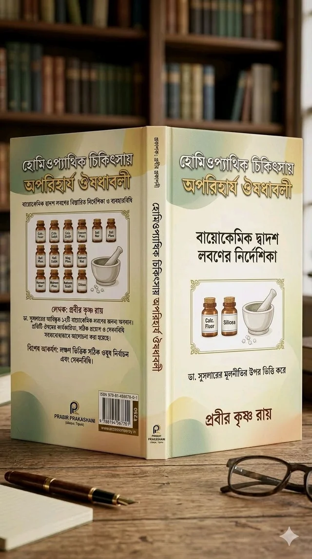 Essential Remedies in Homeopathic Treatment: A Detailed Guide to the Twelve Biochemic Salts
(Author: Prabir Krishna Roy)