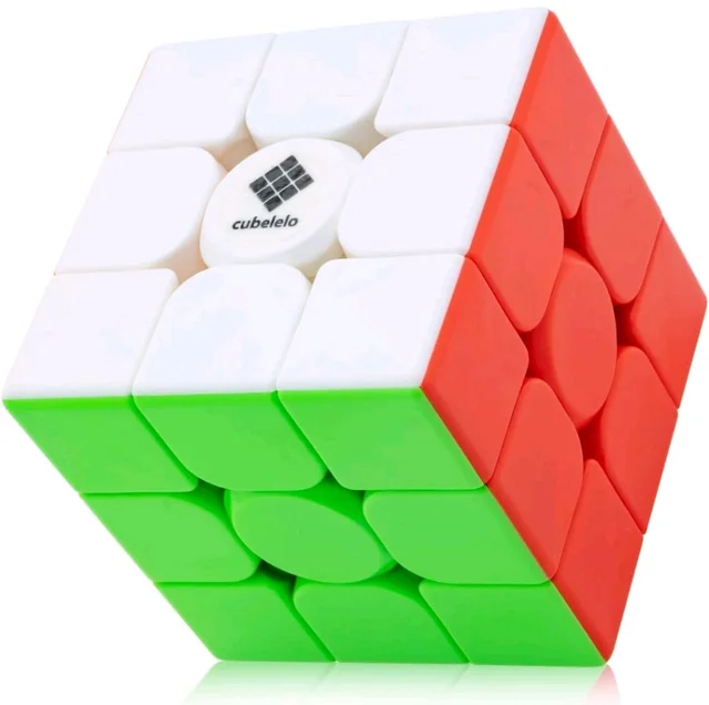 3x3 Speed Cube | Best Starter Speedcube for Beginners | Perfect Brain Teaser for Kids Ages 4 to14 Years Old & Above Boys Girls Children | Smooth Turning Puzzle Toy for Adults