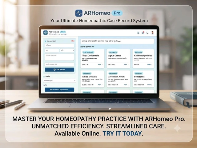 MASTER YOUR HOMEOPATHY PRACTICE WITH ARHomeo Pro