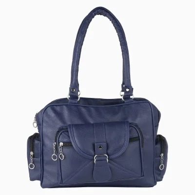 Women Blue Satchel - Blue