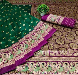 Catalog Name:*Alisha Ensemble Sarees*Saree Fabric: Cotton SilkBlouse: Running BlouseBlouse Fabric: Cotton SilkPattern: PrintedBlouse Pattern: PrintedNet Quantity (N): SingleSizes: Free Size (Saree Length Size: 5.2 m, Blouse Length Size: 0.8 m) Dispatch: 2-3 Days*Proof of Safe Delivery! Click to know on Safety Standards of Delivery Partners- https://ltl.sh/y_nZrAV3 - 1