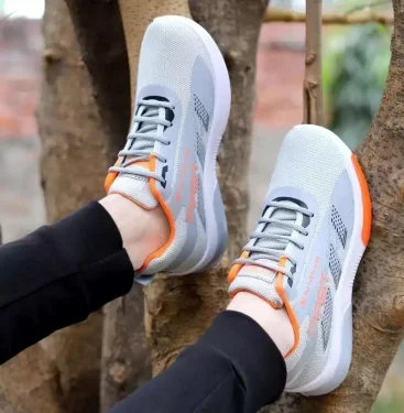 Running Shoes For MenArticle Number :74Brand :CrazylyColor Code :GREYSize in Number :41UK India Size :7color :Grey, WhiteIdeal For :Men7 Days Return Policy, No questions asked. - 6