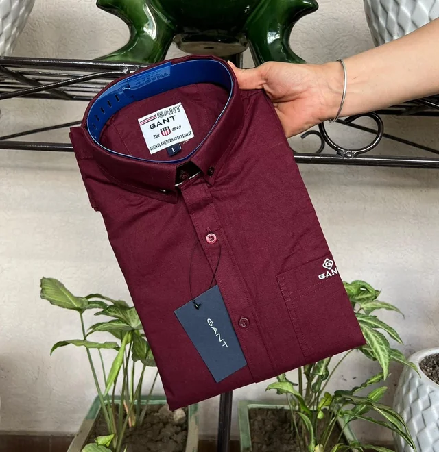 *combo 4 pcs **BRAND Gant**STUFF COTTON**ASSURED QUALITY**Full sleeves shirt**plain Shirt**M L XL XXL*π*Regular Fit**π―%POSITIVE FEEDBAC - M, Suresh