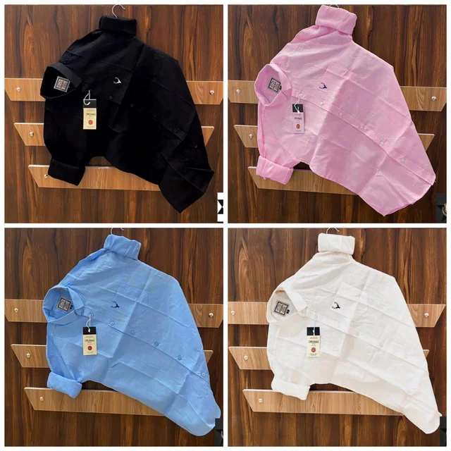 Allensolly *combo of 4 pcs**BRAND ALLENSOLLY **STUFF COTTON* - White, M, Order Priped