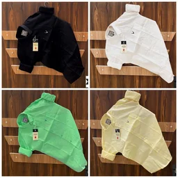 Allensolly *combo of 4 pcs**BRAND ALLENSOLLY **STUFF COTTON* - White, M, Order Priped