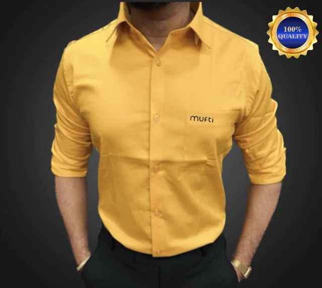 Mufti Plane Shirt For Men - XXl