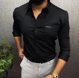 Mufti Plane Shirt For Men - M
