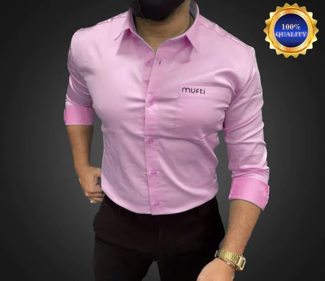 Mufti Plane Shirt For Men - XXl