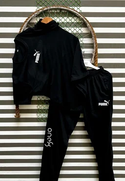 Jf Puma Tshirts + Lowar Combo - M