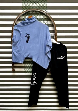 Jf Puma Tshirts + Lowar Combo - Jf, L