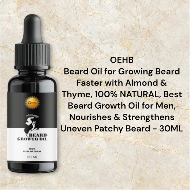 OEHB Beard & Hair Growth Oil, 30ml