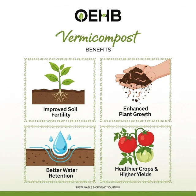 OEHB Vermicompost Fertilizer 20KG