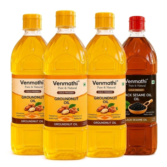 3L Groundnut oil + 1L Sesame Oil