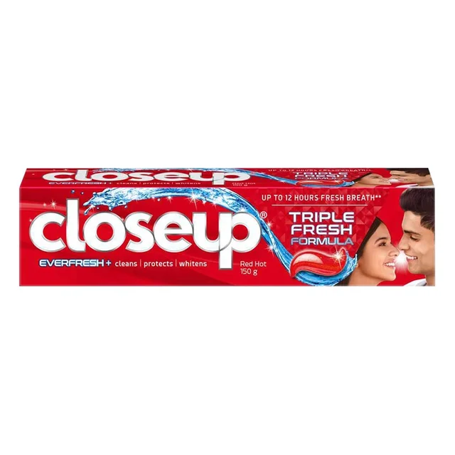 Hul CLOSEUP TRIPLE FRESH GEL TOOTHPASTE 45 gm. 6 + 1 - 1 PCS