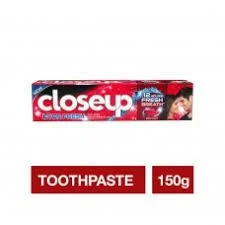 Hul CLOSEUP TRIPLE FRESH FORMULA ANTI-GERM GEL TOOTHPASTE RED HOT 150Gm. - 48