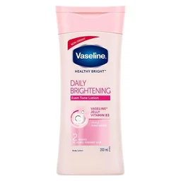 Vaseline Healthy Bright Body Lotion 400ml, Daily Brightening Body Moisturizer with Sunscreen for Dry Skin, Lotion for Non-Greasy Glowing Skin - 400 ml.