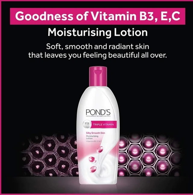 PONDS POND'S Triple Vitamin Moisturising Body Lotion 100 ml Personal Care Body Care
