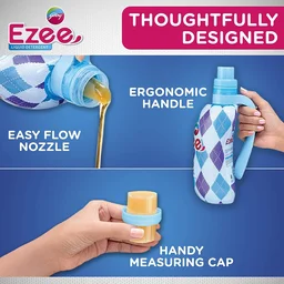Godrej Ezee Liquid Detergent - 500g Bottle | for Winter-wear | Added Conditioner | No Soda Formula | Woolmark Certified