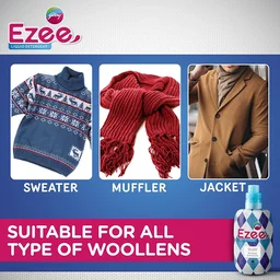 Godrej Ezee Liquid Detergent - 500g Bottle | for Winter-wear | Added Conditioner | No Soda Formula | Woolmark Certified