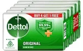 reckitt colman Dettol Original Germ Protection Bathing Soap bar, 150gm (Pack of 4)