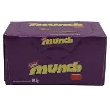 Nestle Munch Crunchilicious Milk Chocolate 50 PC Box Pack Mrp. 5/- Rs Each