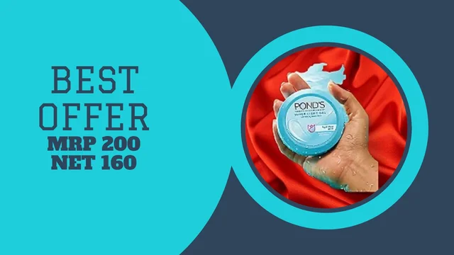 PONDS POND's Super Light Gel Moisturiser β With Hyaluronic Acid & Vitamin E, For Glowing Skin, 50 ml
