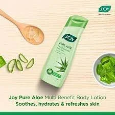 Joy Pure Aloe | Multi-Benefit Aloe Vera Body Lotion | Soothes, hydrates & freshens | Natural Skin Moisturizer for Body | For Normal to oily skin | 100 ml
