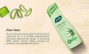 Joy Pure Aloe | Multi-Benefit Aloe Vera Body Lotion | Soothes, hydrates & freshens | Natural Skin Moisturizer for Body | For Normal to oily skin | 100 ml