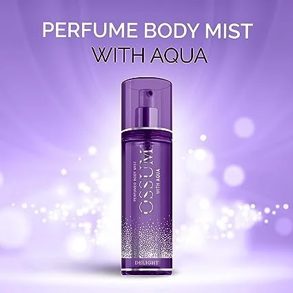 OSSUM Delight, Perfume Body Mist with Aqua, Long Lasting Freshness, Made for Women, 115ml