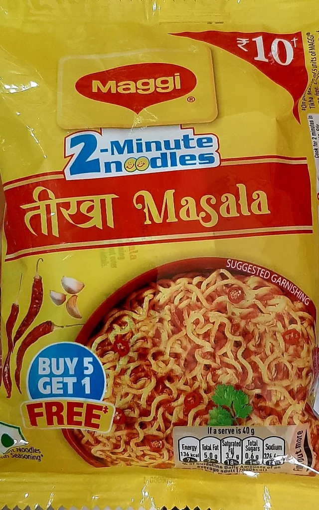 MAGGI NOODLE MAGGI 2-Minute Noodles (5 PCS GET 1 PCS FREE) - ΰ€€ΰ₯ΰ€ΰ€Ύ Masala