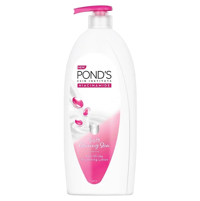 POND'S Moisturizing Body Lotion, 400ml, for silky soft, smooth, radiant skin, with Niacinamide, 3X Moisturization
